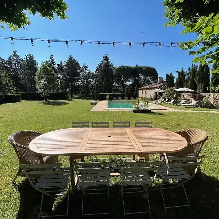 Historic Manor With Pool In Quercy Casa de Férias *